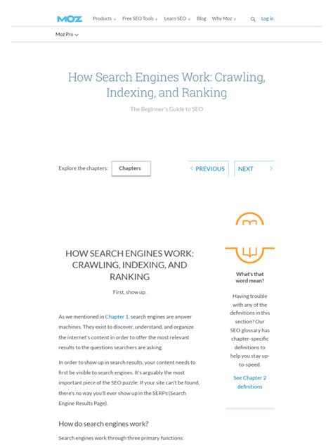 moz seo 101|How Search Engines Work: Crawling, Indexing, and .